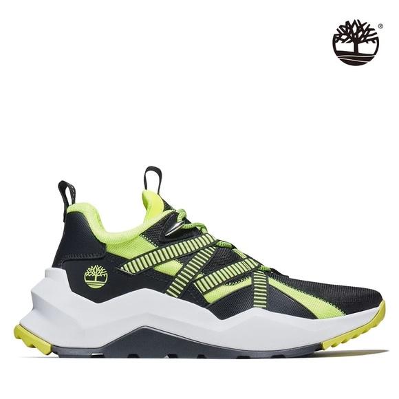 TIMBERLAND MEN'S HI-VIS MADBURY MIXEDMEDIA SNEAKER - Picture 1 of 8